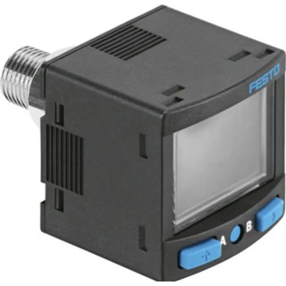 Festo Pneumatic Pressure Sensor IP40 10 bar 30V DC with Digital Display 