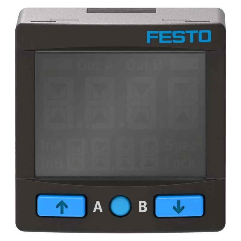 Festo Pneumatic Pressure Sensor IP40 10 bar 30V DC with Digital Display 