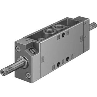 Festo Solenoid Pilot Valve 5/2 Function 8 Bar 600 L/min Flow G 1/8 Threaded Ports Die Cast Aluminium Body JMFH-5-1/8