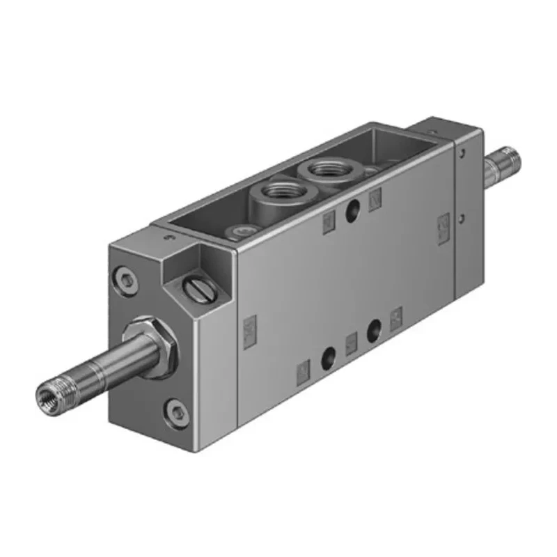Festo Solenoid Pilot Valve 5/2 Function 8 Bar 600 L/min Flow G 1/8 Threaded Ports Die Cast Aluminium Body JMFH-5-1/8