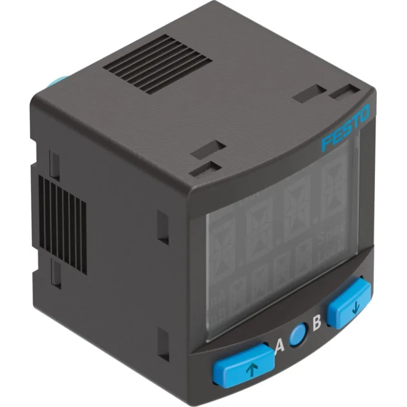 Festo Pneumatic Pressure Sensor 10 Bar 30V DC IP40 with Digital Display 