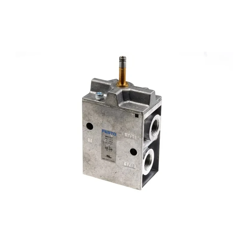 Festo Pneumatic Solenoid Valve Pilot G MFH Series 3/2, 1/2 in Port Size, 3700 L/min Flow Rate MFH-3-1/2