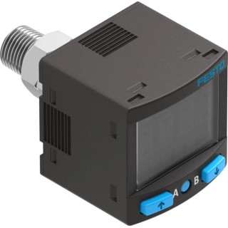 Festo Pneumatic Pressure Sensor , IP40, 1 Bar, 30V DC, 50°C Operating Temp
