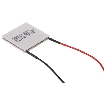 Tark Thermal Solutions Peltier Module, 39.1 W Cooling Capacity, 16.4 V dc, 3.9 A, 29.7 mm x 29.7 mm x 3.2 mm CP1.0-127-05L