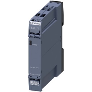 Siemens Monitoring Relay with SPDT Contact Configuration, DIN Rail Mount, 0V AC 24 V DC Supply, 0.5W Power 3RN2000-1AW30