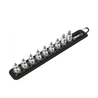 Wera 9-Piece 3/8 in Drive Bit Socket Set 05003972001