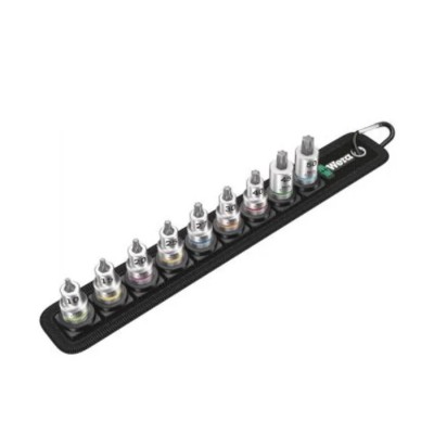 Wera 9-Piece 3/8 in Drive Bit Socket Set 05003972001