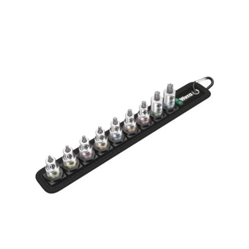 Wera 9-Piece 3/8 in Drive Bit Socket Set 05003972001
