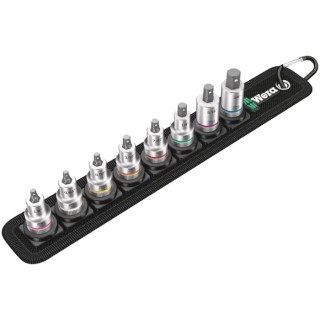 Wera 8-Piece 3/8 Inch Hexagon Socket Set with Belt 05003974001