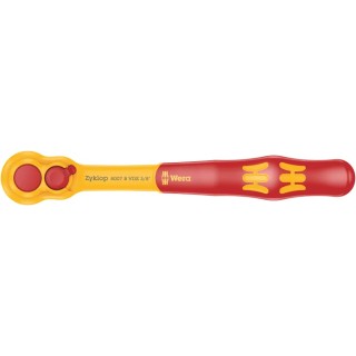 Wera 3/8 in Square Insulated Pawl with Reversing Lever Ratchet Set, 222mm Overall 05004966001