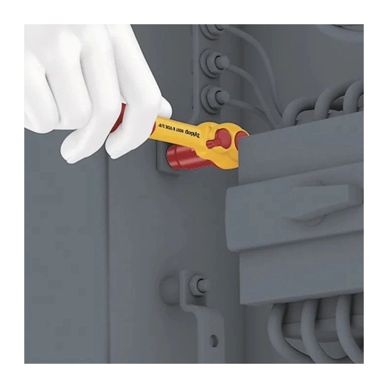 Wera 3/8 in Square Insulated Pawl with Reversing Lever Ratchet Set, 222mm Overall 05004966001