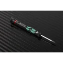 Wera Precision Screwdriver Set, 6-Piece, Tip Sizes 0.35 Slotted, 1 IPR (Torx Plus), Microstix, PH 0, PH 00, PH 05030181001