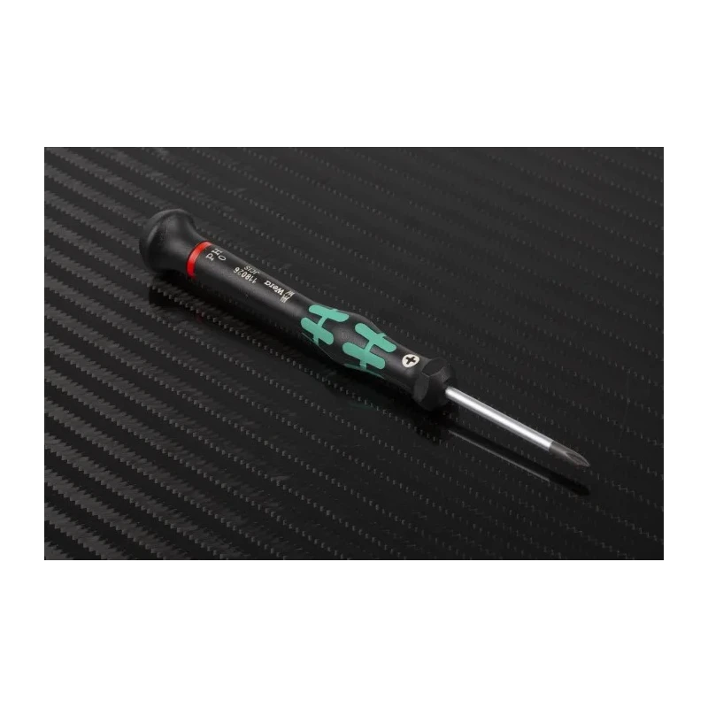 Wera Precision Screwdriver Set, 6-Piece, Tip Sizes 0.35 Slotted, 1 IPR (Torx Plus), Microstix, PH 0, PH 00, PH 05030181001