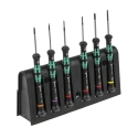 Wera Precision Screwdriver Set, 6-Piece, Tip Sizes 0.35 Slotted, 1 IPR (Torx Plus), Microstix, PH 0, PH 00, PH 05030181001
