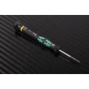 Wera Precision Screwdriver Set, 6-Piece, Tip Sizes 0.35 Slotted, 1 IPR (Torx Plus), Microstix, PH 0, PH 00, PH 05030181001
