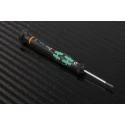 Wera Precision Screwdriver Set, 6-Piece, Tip Sizes 0.35 Slotted, 1 IPR (Torx Plus), Microstix, PH 0, PH 00, PH 05030181001