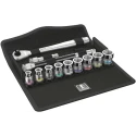 Wera 10-Piece 3/8 in Zyklop Socket Set with Ratchet and Extensions 05003785001