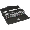 Wera 10-Piece 3/8 in Zyklop Socket Set with Ratchet and Extensions 05003785001