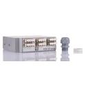 Phoenix Contact Fibre Optic Patch Panel 12 Port LC Multimode Duplex DIN Rail Mounting 130mm x 40mm 1019705