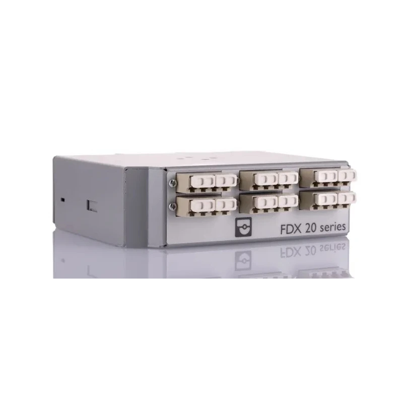 Phoenix Contact Fibre Optic Patch Panel 12 Port LC Multimode Duplex DIN Rail Mounting 130mm x 40mm 1019705