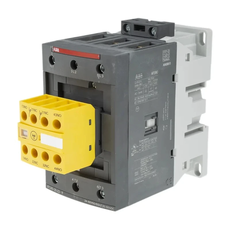 ABB Jokab AFS Series 3-Pole Contactor 24-60 V AC Coil, 125 A, 45 kW 250V, 3 NO, 600 V AC 1SBL397082R1122 AFS80-30-22-11