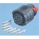 Souriau Sunbank by Eaton Circular Connector, 4 Contacts, Female Socket, Cable Mount, Thermoplastic Housing, Gold Plated IP67