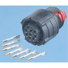 Souriau Sunbank by Eaton Circular Connector, 4 Contacts, Female Socket, Cable Mount, Thermoplastic Housing, Gold Plated IP67