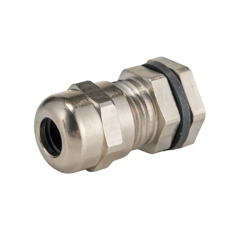 Alpha Wire FIT Wire Management Series Metallic Metal Cable Gland, M12 Thread, 3 mm to 6.5 mm Cable Diameter MES12 NC080
