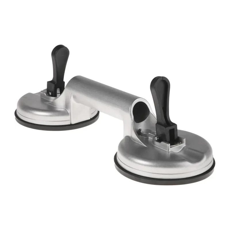 RS PRO 2 cup Suction Lifter 80 kg, Plastic and Aluminium Body, 115 mm Cup Diameter, 325 mm Length 285-355