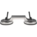 RS PRO 2 cup Suction Lifter 80 kg, Plastic and Aluminium Body, 115 mm Cup Diameter, 325 mm Length 285-355