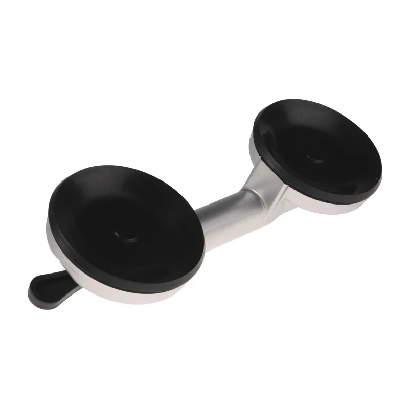 RS PRO 2 cup Suction Lifter 80 kg, Plastic and Aluminium Body, 115 mm Cup Diameter, 325 mm Length 285-355