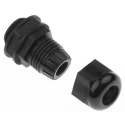 Alpha Wire FIT Wire Management Series Black Polyamide 6 Cable Gland, 1/2 in NPT Thread, 6 mm min. 12 mm max., IP68 