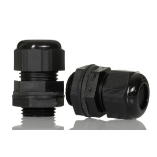 Alpha Wire FIT Wire Management Series Black Polyamide 6 Cable Gland, 1/2 in NPT Thread, 10 mm Min., 16 mm Max., IP68, 
