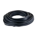 RS PRO Black Ethylene Propylene Diene Monomer Edge Protection D-Type Insert, 20 m Length, 6.5 mm Width, 18 mm Height 175-2571