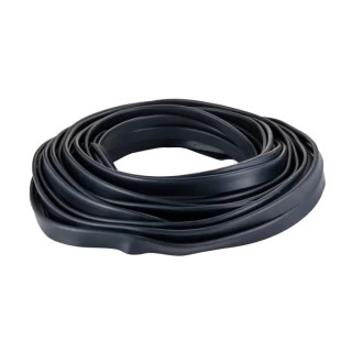 RS PRO Black Ethylene Propylene Diene Monomer Edge Protection D-Type Insert, 20 m Length, 6.5 mm Width, 18 mm Height 175-2571