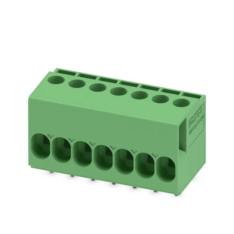 Phoenix Contact PCB Terminal Block 7-Contact 5.08 mm Pitch Wave Soldering Mount 400V 24A 1017496