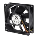 ARX CeraDyna Series Axial Fan 24V DC 3.84W 160mA Max 3200rpm 69m³/h IP20 80 mm x 80 mm x 25.4 mm 