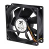 ARX CeraDyna Series Axial Fan 24V DC 3.84W 160mA Max 3200rpm 69m³/h IP20 80 mm x 80 mm x 25.4 mm