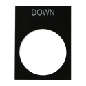 RS PRO Legend Plate Accessory for Ptec Push Button 175-3956