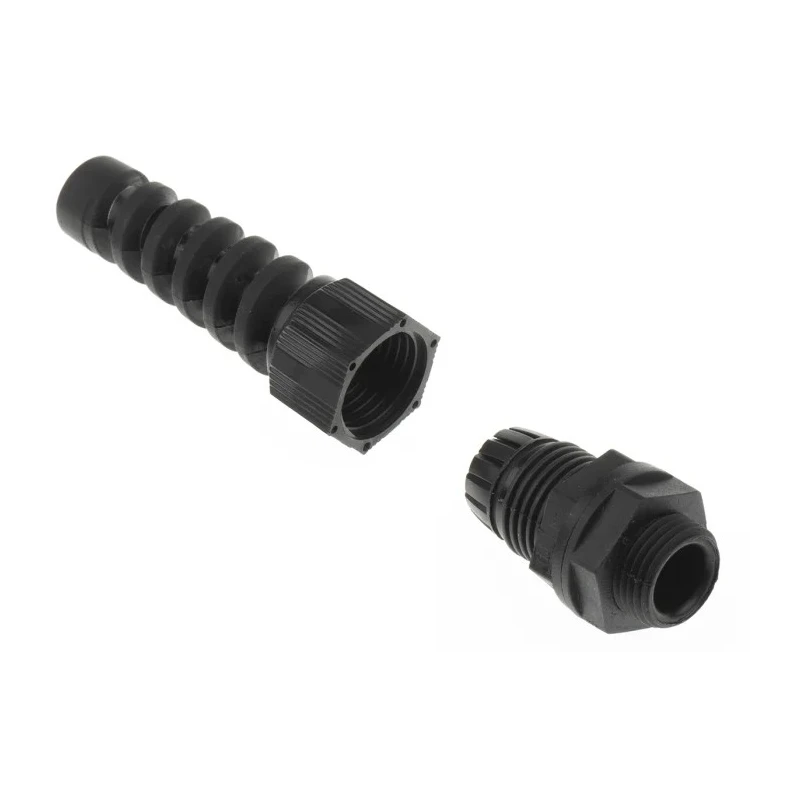 Alpha Wire FIT Wire Management Series Black Polyamide 6 Cable Gland 3/8 in NPT Thread 5 mm Min. 10 mm Max. IP66 