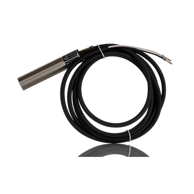 ifm electronic Threaded Barrel Inductive Proximity Sensor M18 x 1, 2-Wire, 55 V DC, 400mA, 5 mm Detection IG5594