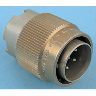 Souriau Sunbank by Eaton Circular Connector 3 Contacts Cable Plug Female IP65 Aluminium Housing 84011872