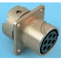 Souriau Sunbank by Eaton Circular Connector, 12 Contacts, Panel Mount, Socket, Female, IP65, 11A, 2000V, Aluminium 84031172