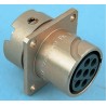 Souriau Sunbank by Eaton Circular Connector, 12 Contacts, Panel Mount, Socket, Female, IP65, 11A, 2000V, Aluminium 84031172