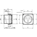Souriau Sunbank by Eaton Circular Connector, 12 Contacts, Panel Mount, Socket, Female, IP65, 11A, 2000V, Aluminium 84031172