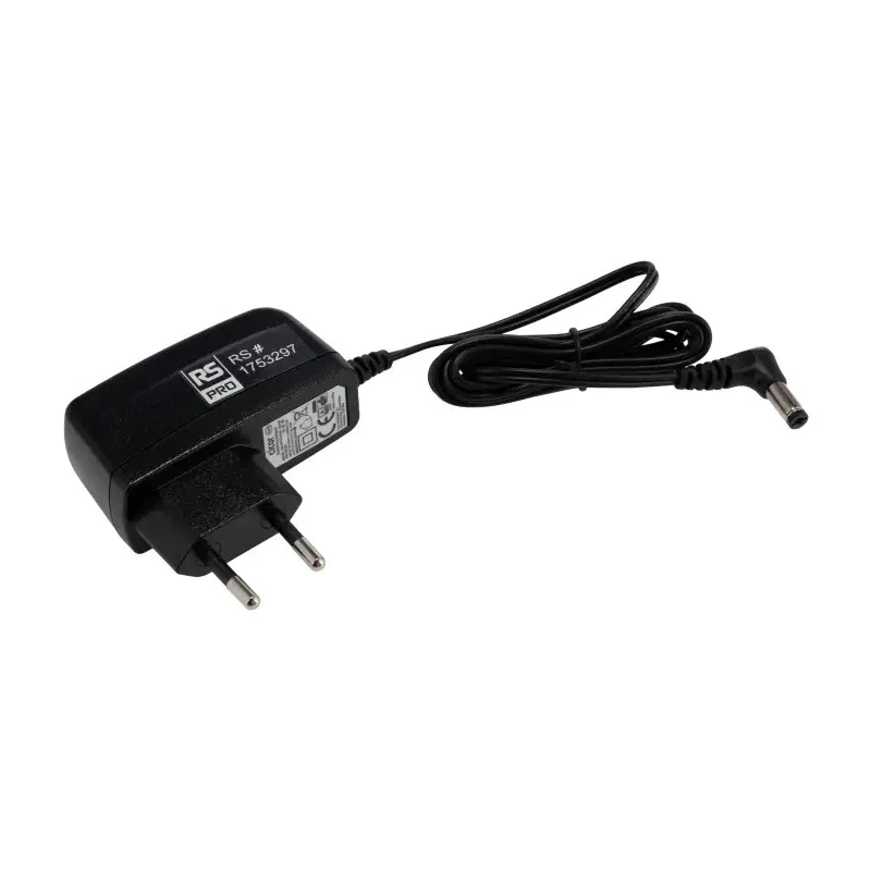 RS PRO 5 W 5V DC Regulated AC/DC Adapter Type C Plug 2.1 x 5.5 x 12 mm Centre Positive 1 A 175-3297