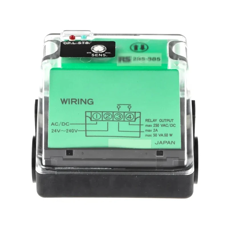 RS PRO Diffuse Photoelectric Sensor Block Sensor 700 mm Relay IP66 285-885