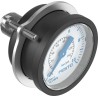Festo 40 mm G 1/4 Threaded Pressure Gauge, 10 Bar Maximum Pressure, ABS Case, Back Entry Model FMA-40-10-1/4-EN