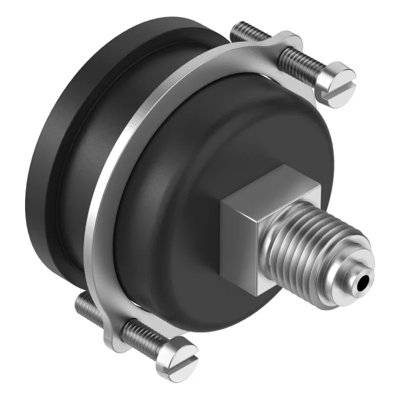 Festo 40 mm G 1/4 Threaded Pressure Gauge, 10 Bar Maximum Pressure, ABS Case, Back Entry Model FMA-40-10-1/4-EN