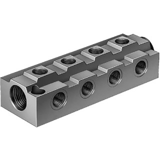 Festo Pneumatic Manifold 8 Station Aluminium Body G 1/2 Port Thread FR-8-1/4